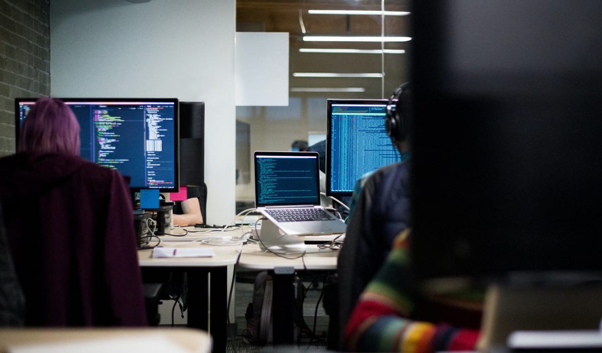 [background image] image of a modern office space (for a ai healthcare company)